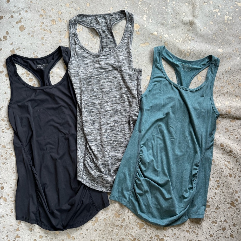 Maternity athletic tanks